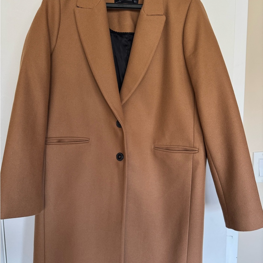 Zara camel coat